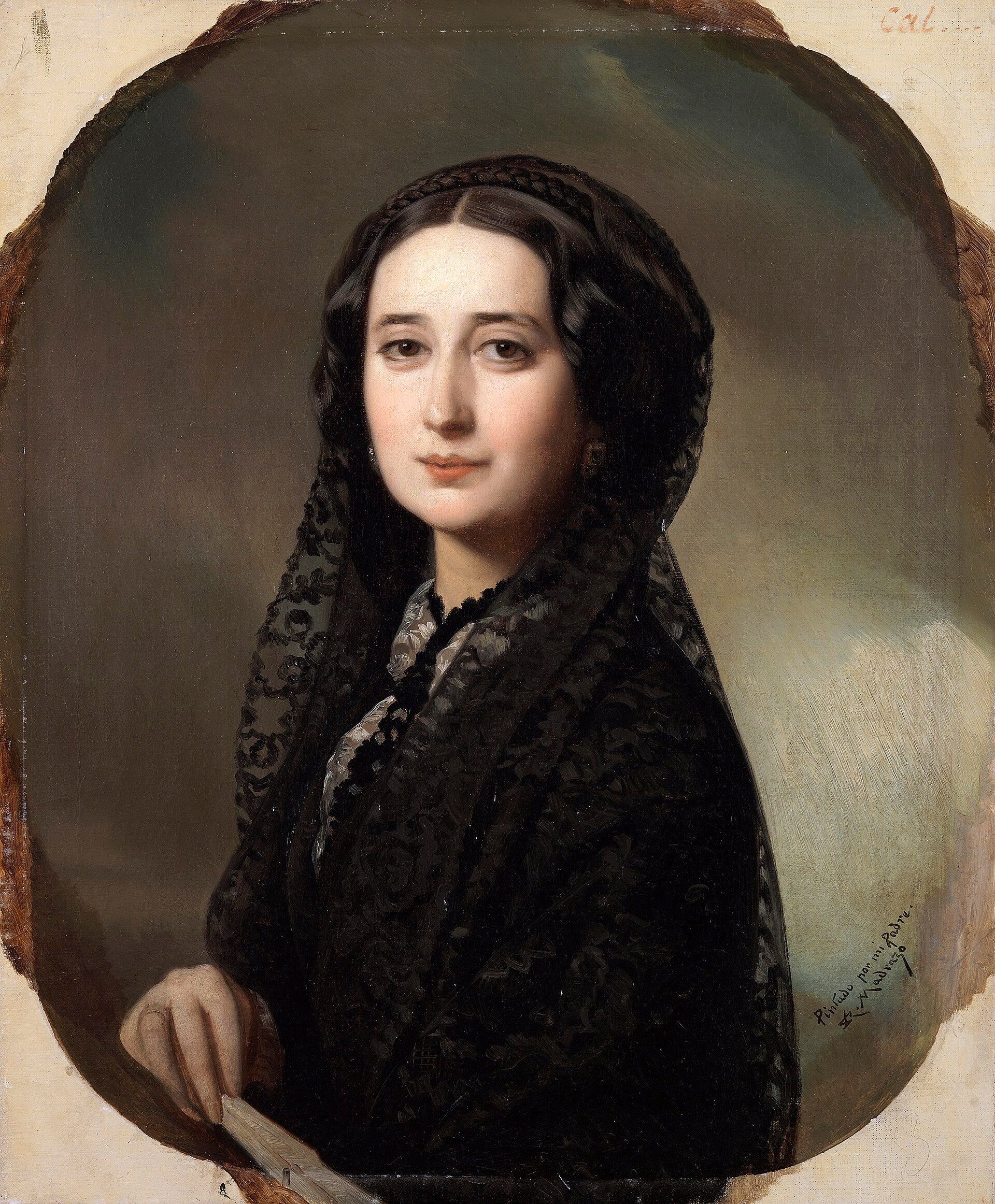 Portrait de Carolina Coronado - Federico de Madrazo