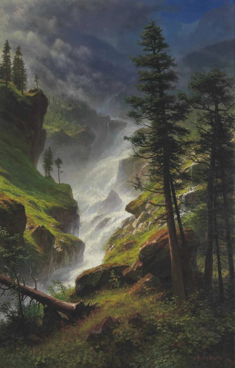 น้ำตกเทือกเขาร็อคกี้ส์ - Albert Bierstadt