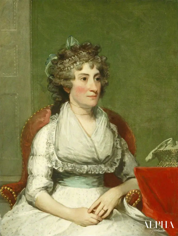 Catherine Yates Pollock (Mme George Pollock) - Gilbert Stuart - Reproductions de tableaux et peintures haut de gamme