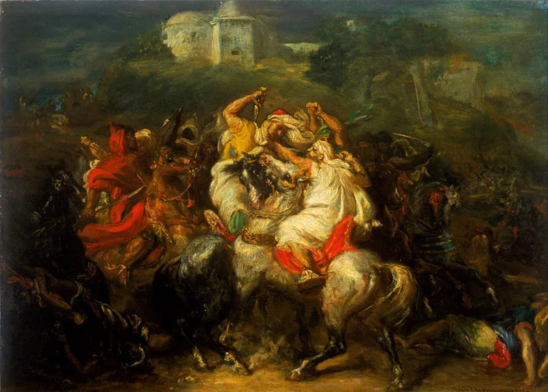 Cavaliers arabes au combat - Théodore Chassériau