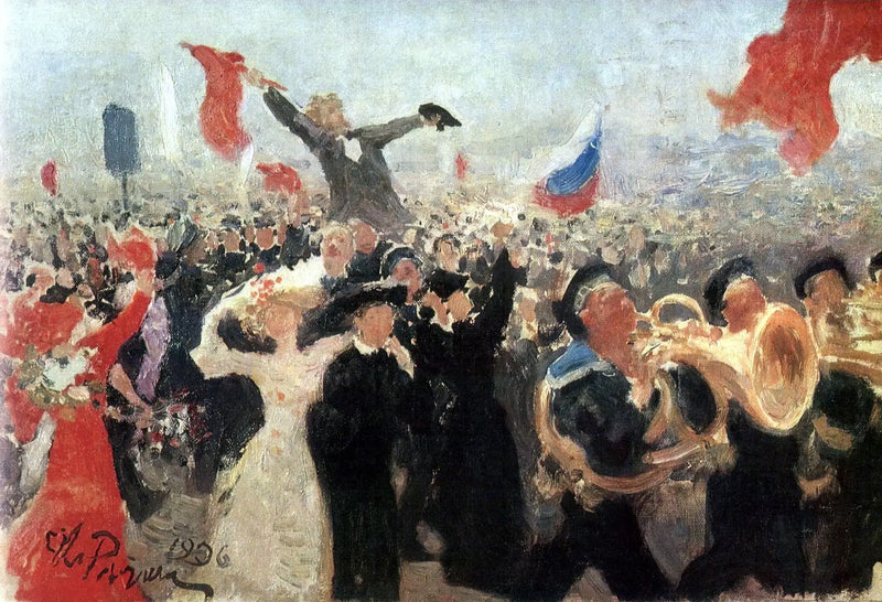 เฉลิมฉลองประกาศปฏิญญา 17 ตุลาคม 1905 - Ilya Repin