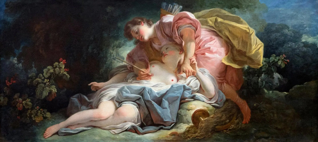 Céphale et Procris - Jean-Honoré Fragonard image 1 copie peinte à la main à l’huile