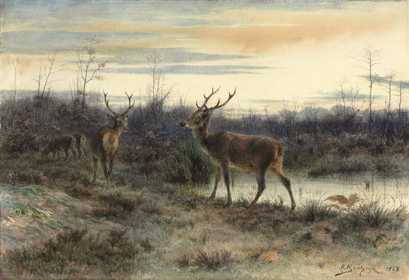 กวางในป่า Fontainebleau - Rosa Bonheur