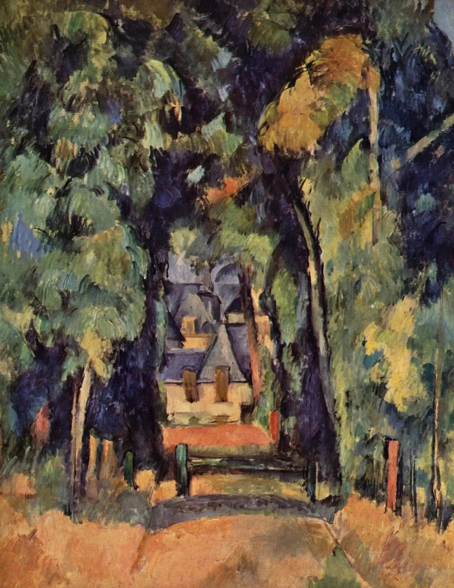ถนนในชองติยี - Paul Cézanne