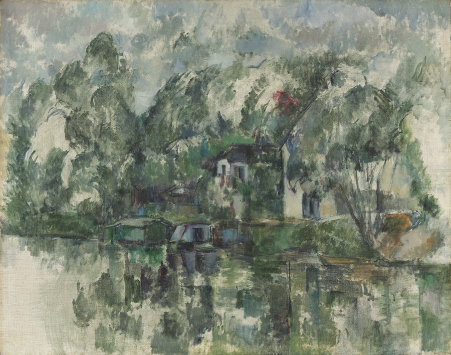 ริมฝั่งน้ำ - Paul Cézanne