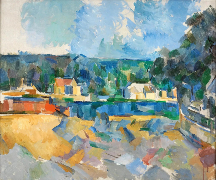 ริมฝั่งแม่น้ำ - Paul Cézanne