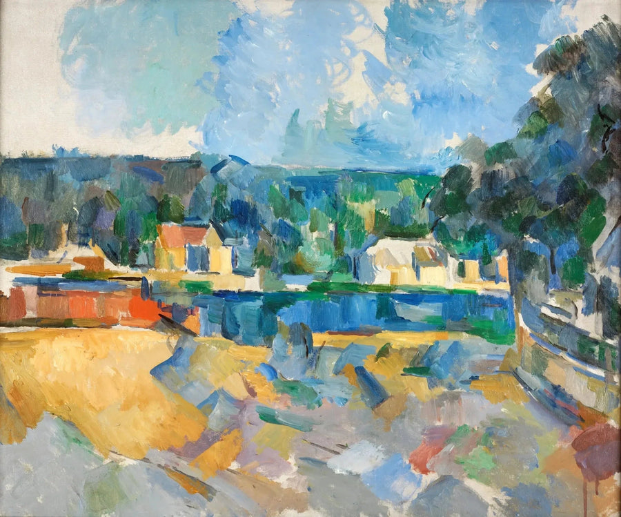 ริมฝั่งแม่น้ำ - Paul Cézanne