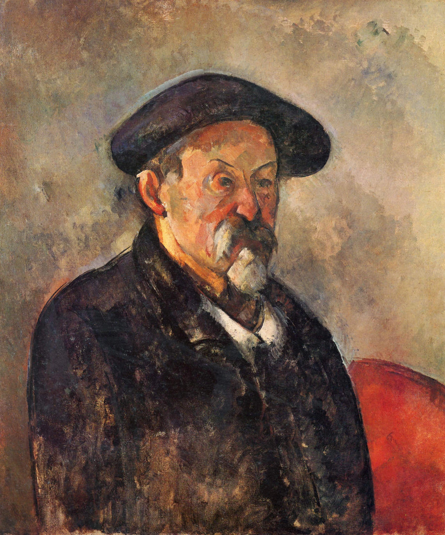 ภาพเหมือนศิลปินสวมหมวกเบเร่ต์ - Paul Cézanne