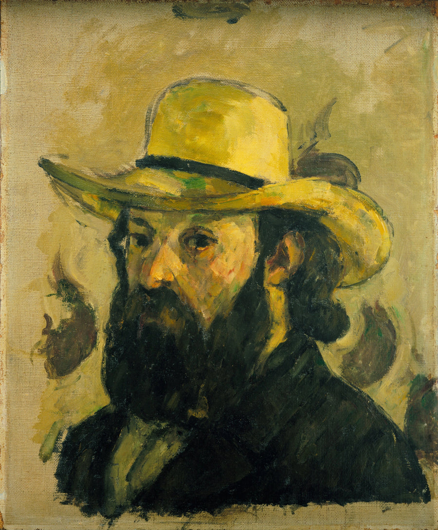 ภาพเหมือนของศิลปินสวมหมวกฟาง - Paul Cézanne