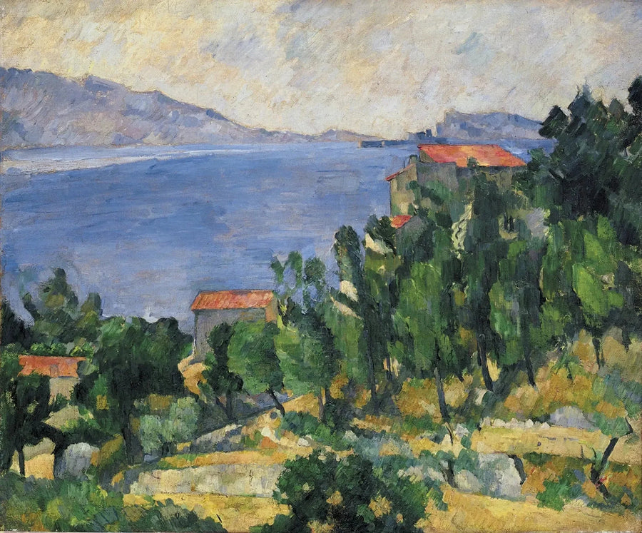 อ่าวเลสตาคจากทิศตะวันออก - Paul Cézanne
