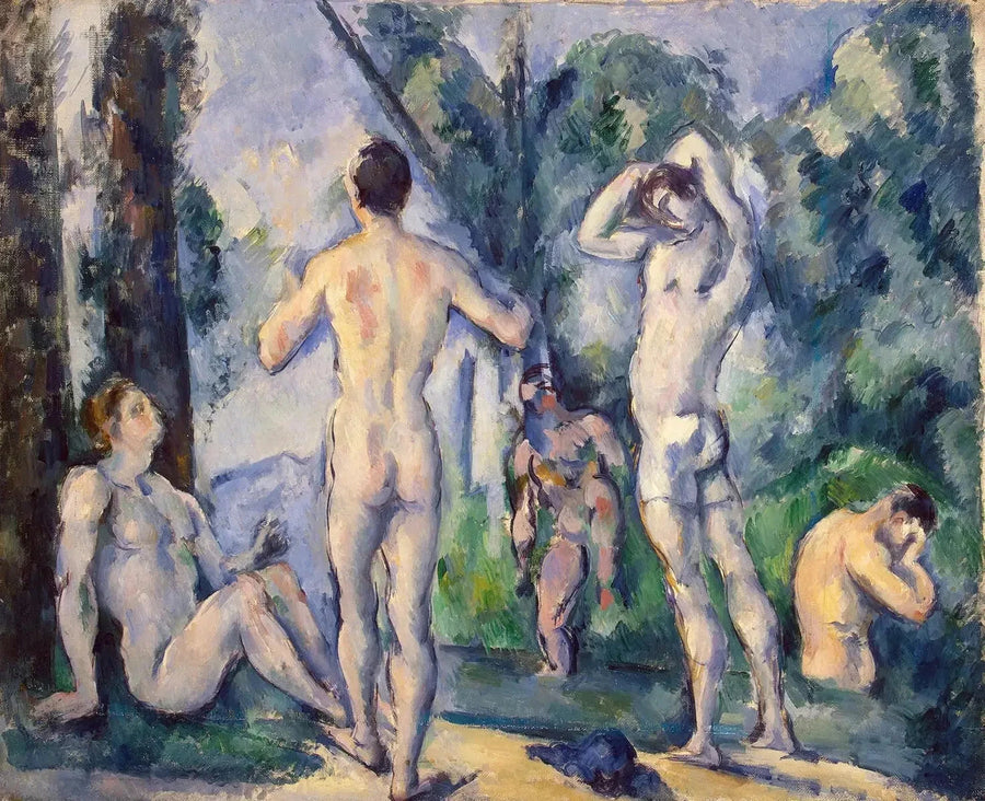 นักอาบน้ำกลางแจ้ง - Paul Cézanne
