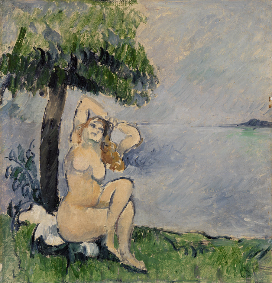 หญิงอาบน้ำริมทะเล - Paul Cézanne