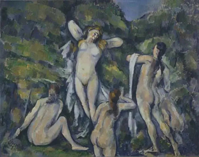 นักอาบน้ำ - Paul Cézanne