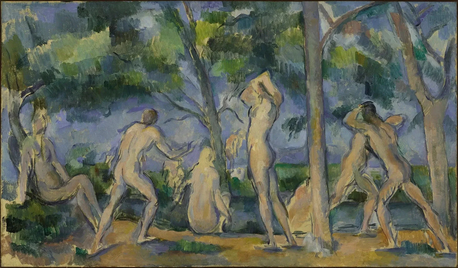 นักอาบน้ำ - Paul Cézanne