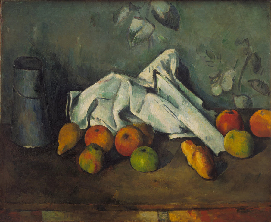 กล่องนมและแอปเปิ้ล - Paul Cézanne