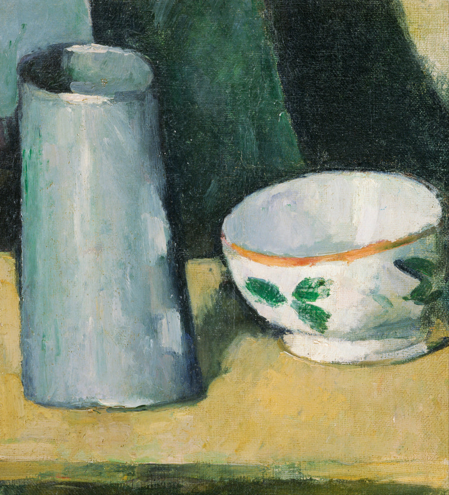 ชามและกล่องนม - Paul Cézanne