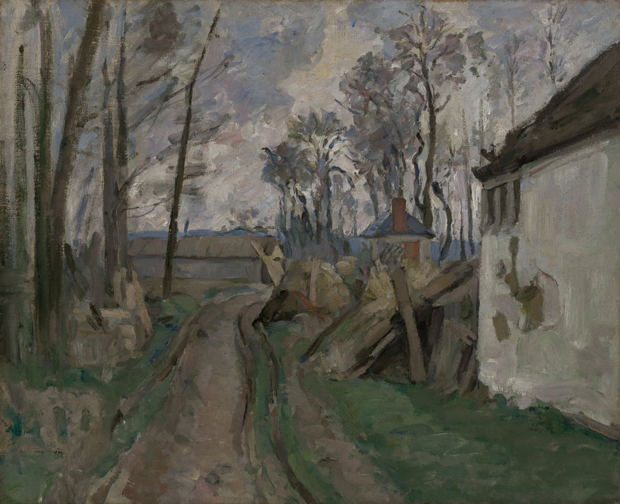 เส้นทางของหมู่บ้าน - Paul Cézanne