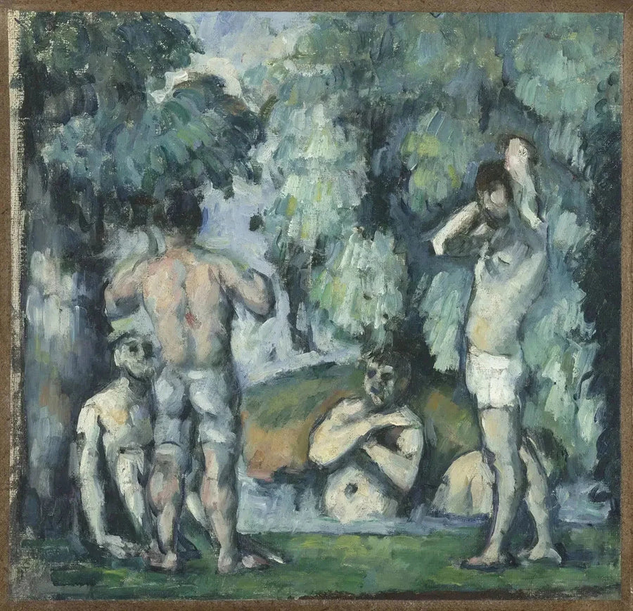 นักอาบน้ำห้าคน - Paul Cézanne