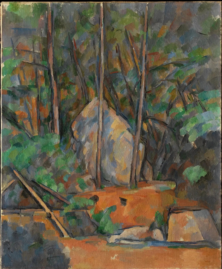 ถังเก็บน้ำในสวนของปราสาทนัวร์ - Paul Cézanne