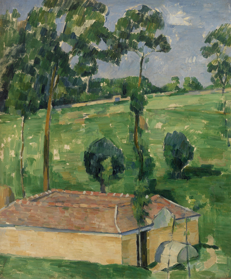การไหลของน้ำ - Paul Cézanne