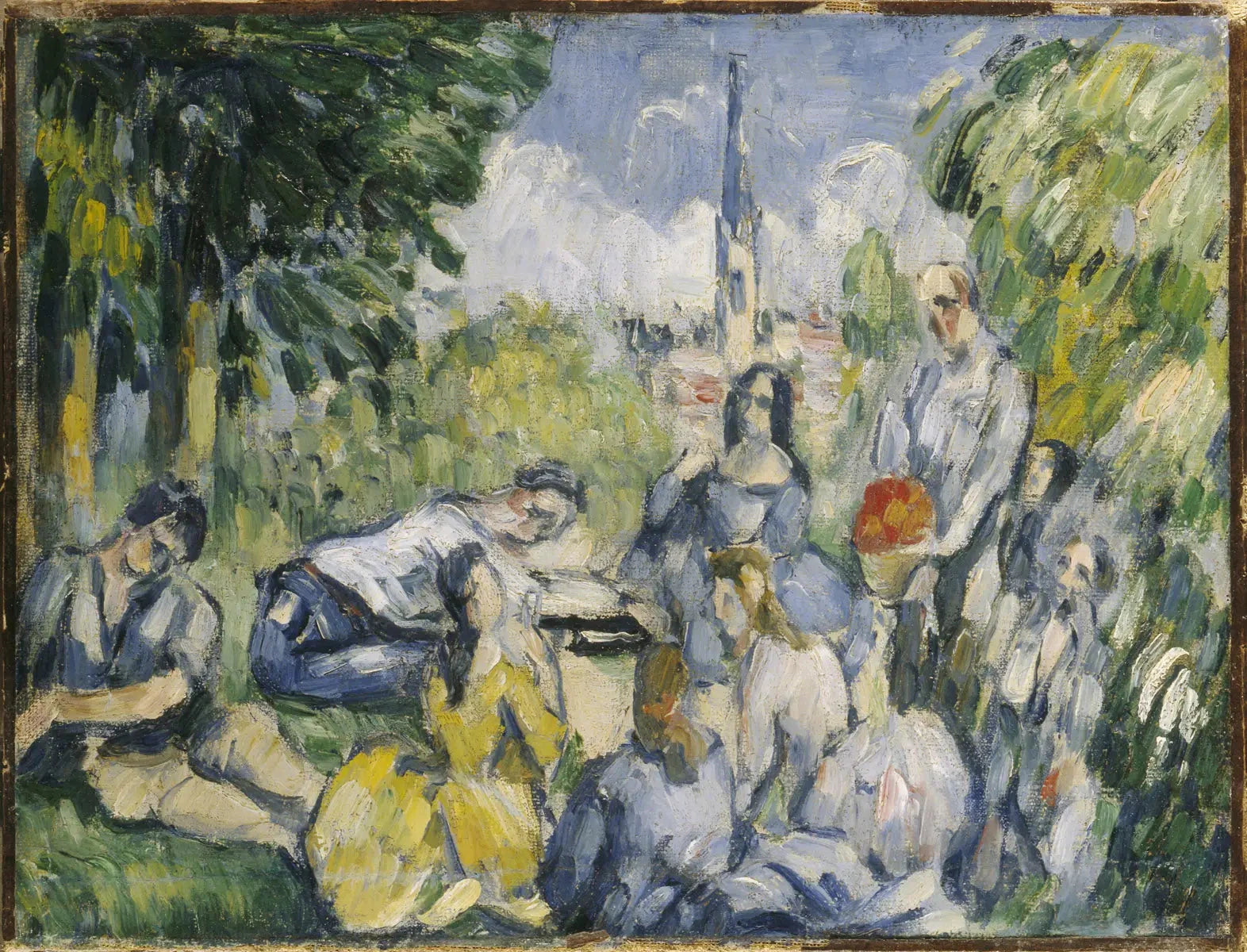 Déjeuner sur l’herbe 1876–1877 Paul Cézanne musée de l’Orangerie RF 1963 11 – reproduction peinture à l’huile sur toile