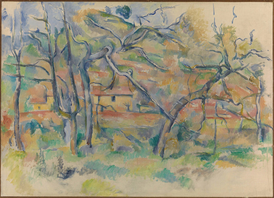 La Bastide La Durane ในที่ราบ Valcros I - Paul Cézanne