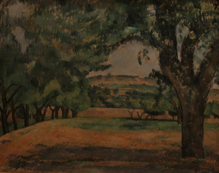 บริเวณโดยรอบ Jas de Bouffan, 1885 -1887 - Paul Cézanne