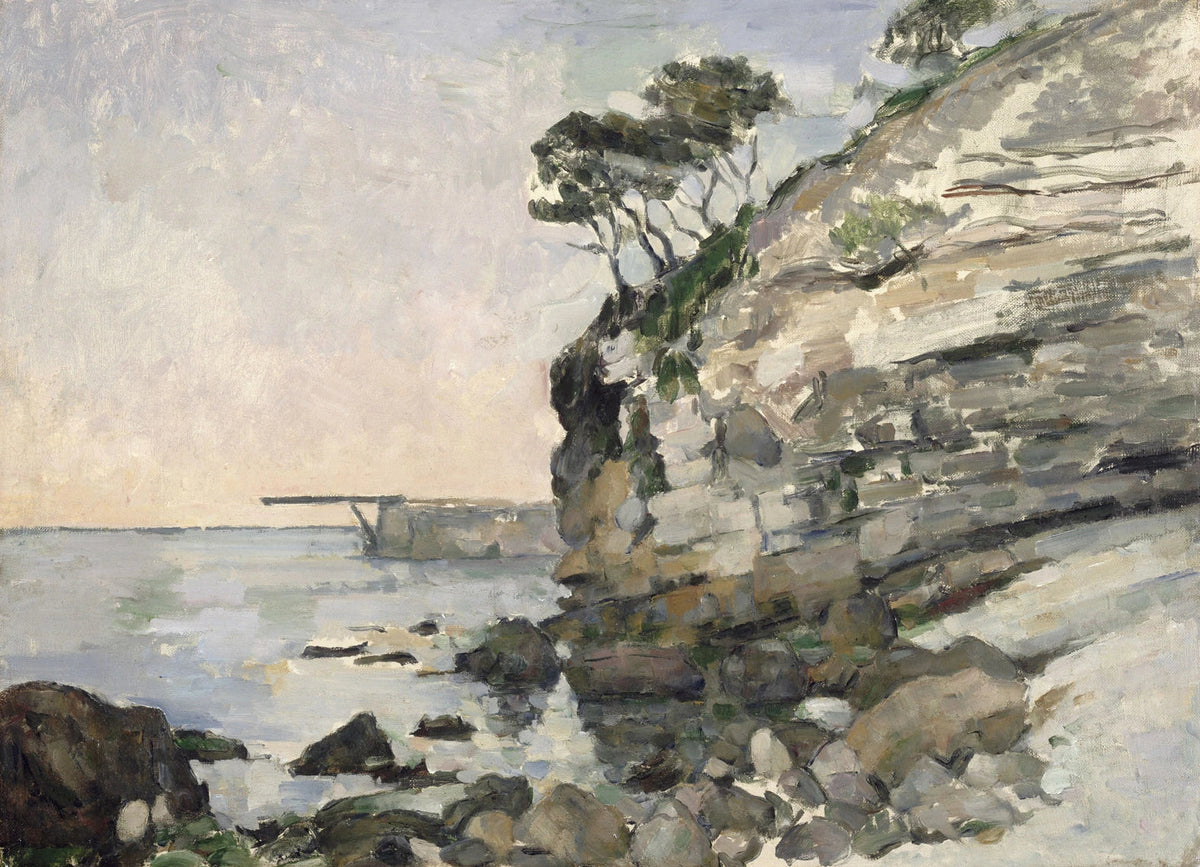 L'Estaque, ผลกระทบของค่ำ - Paul Cézanne