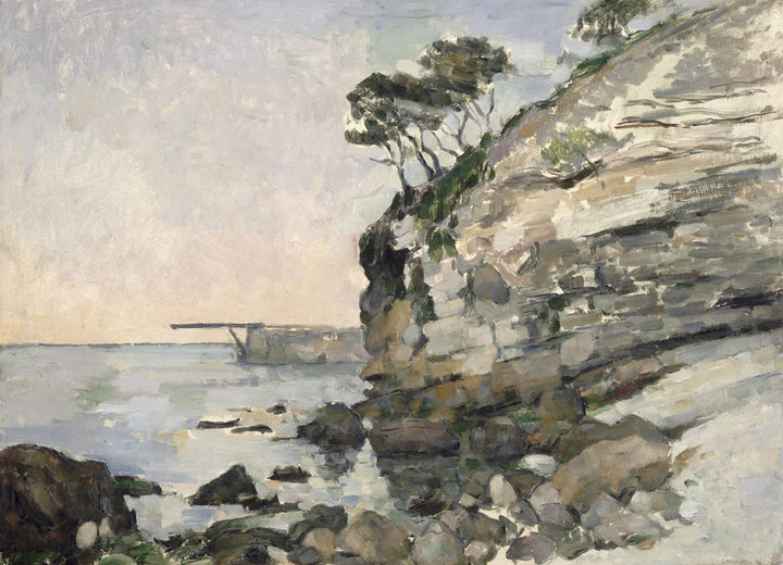 L'Estaque, ผลกระทบของค่ำ - Paul Cézanne