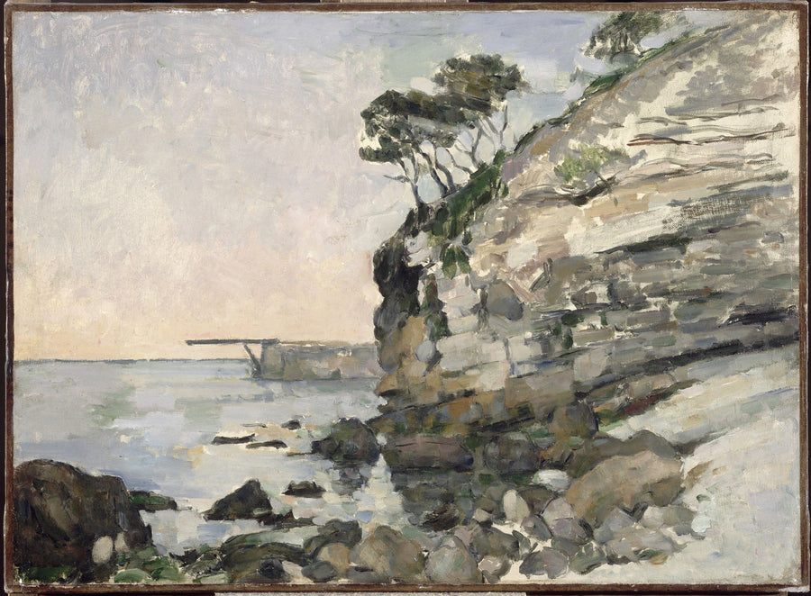 L'Estaque, ผลกระทบของค่ำ - Paul Cézanne