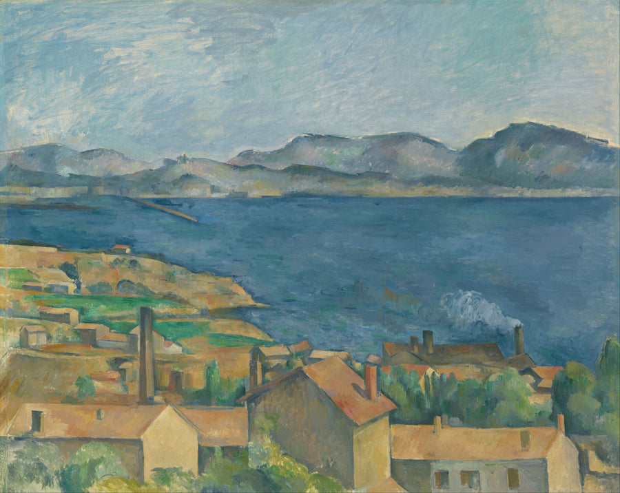 อ่าวมาร์เซย์ที่มองจากเอสตาค - Paul Cézanne