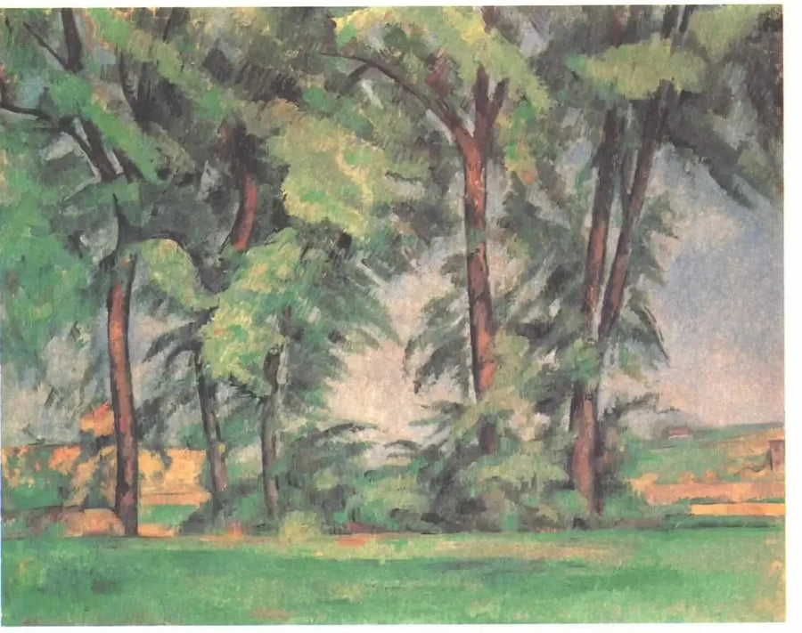 ต้นไม้ใหญ่ที่ Jas de Bouffan - Paul Cézanne