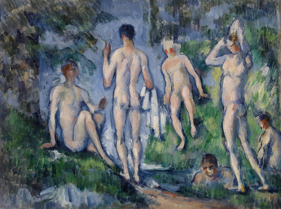 กลุ่มนักว่ายน้ำ - Paul Cézanne
