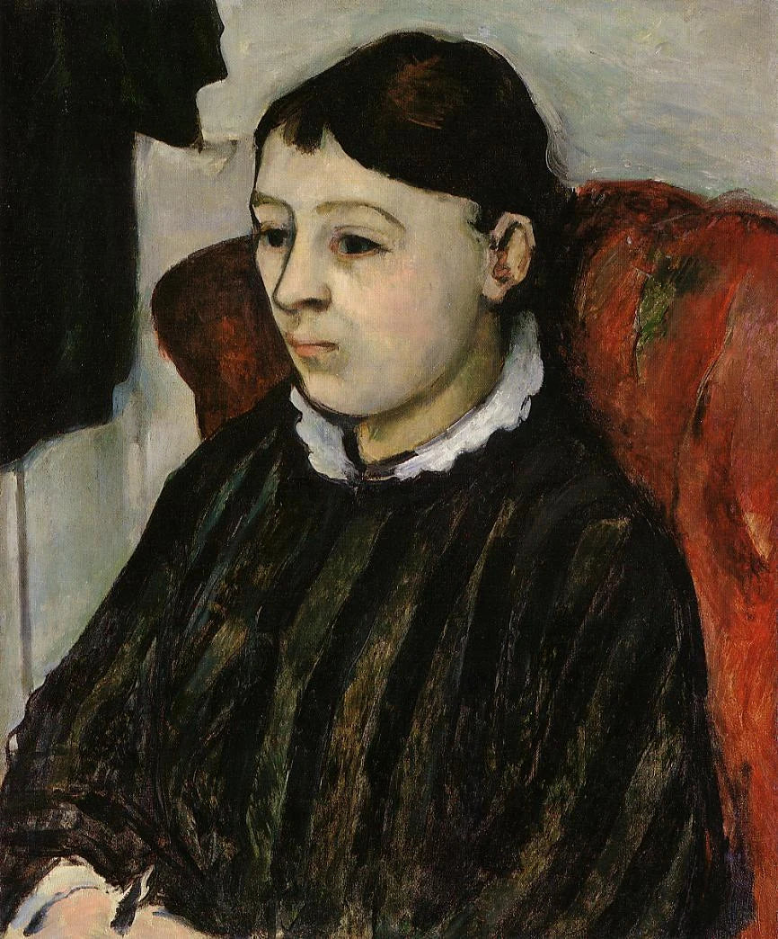 คุณนายเซซานในชุดลายทาง - พอล เซซาน