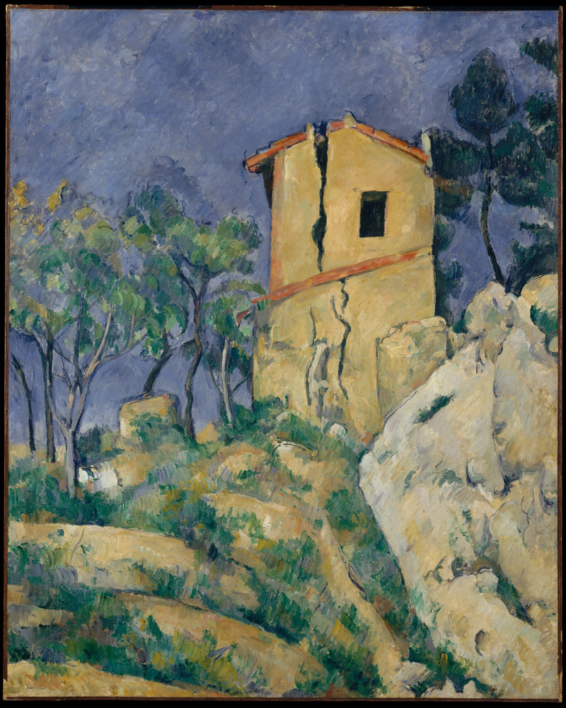 บ้านที่แตกร้าว - Paul Cézanne