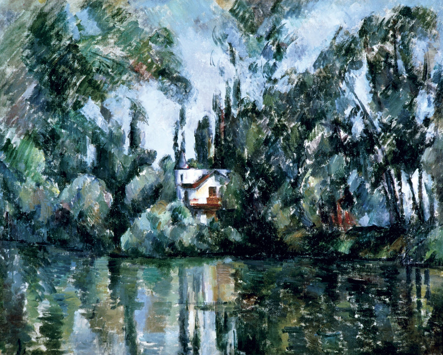 บ้านริมแม่น้ำมาร์น - Paul Cézanne