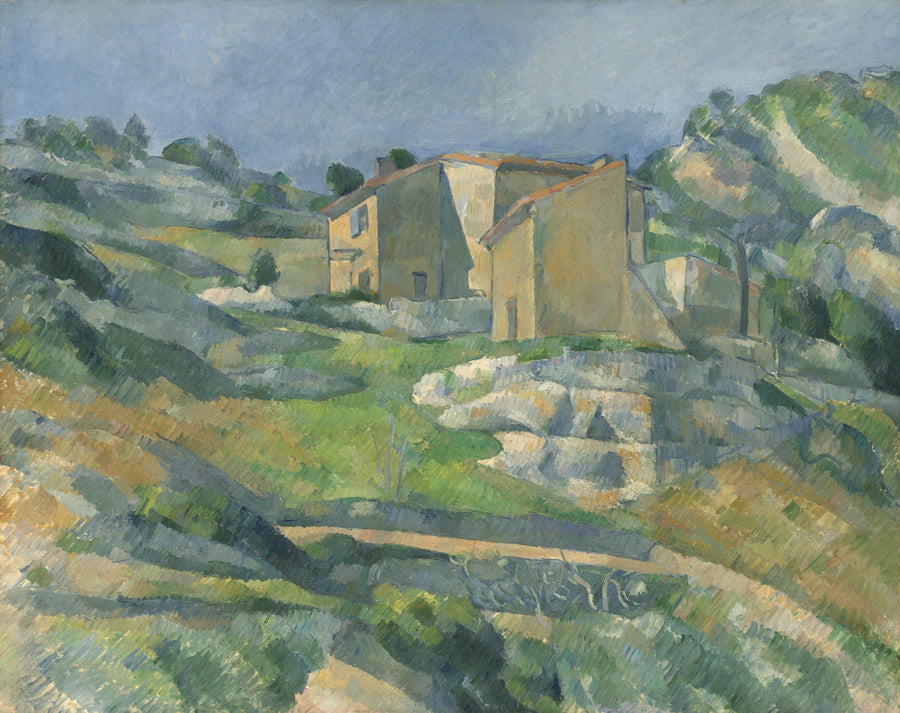 บ้านในโพรวองซ์: หุบเขา Riaux ใกล้ Estaque - Paul Cézanne