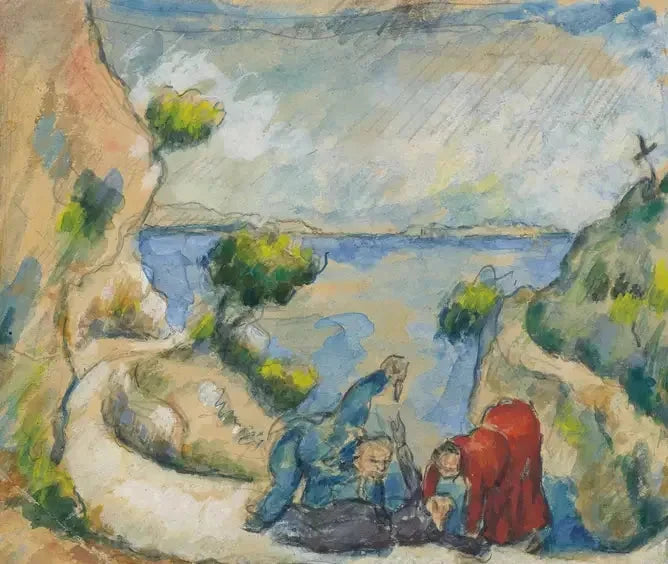 การฆาตกรรมในหุบเขา - Paul Cézanne