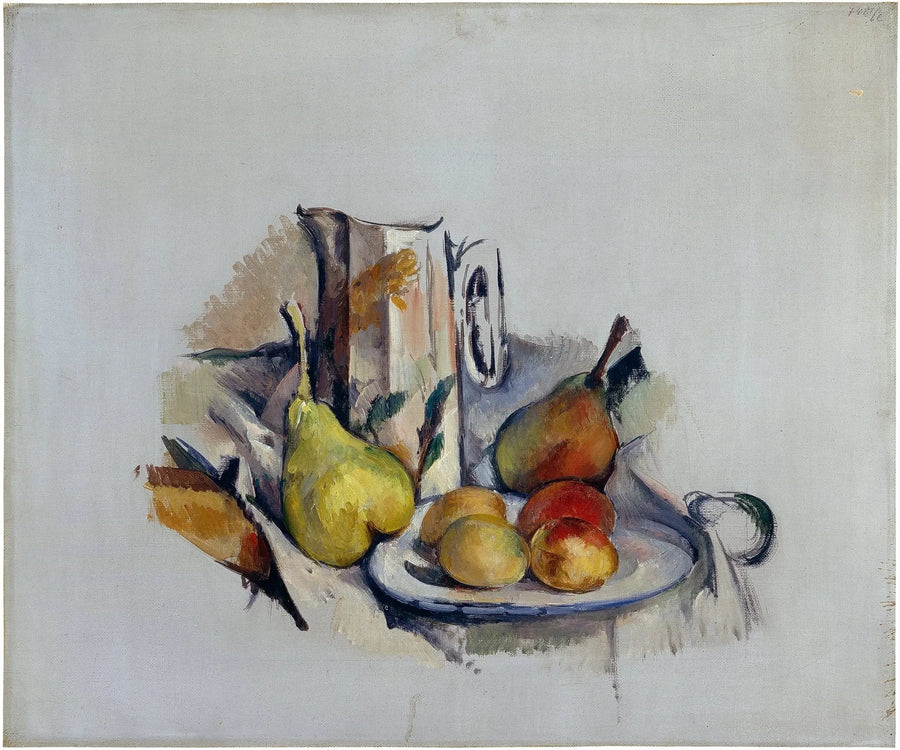 ภาพนิ่งพร้อมเหยือกน้ำ - Paul Cézanne