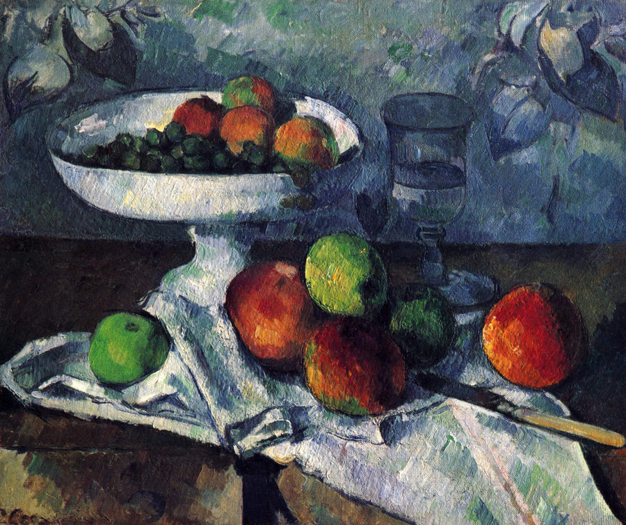 Nature morte au compotier, 1879–1880, Paul Cézanne, Museum of Modern Art – reproduction peinture à l’huile sur toile