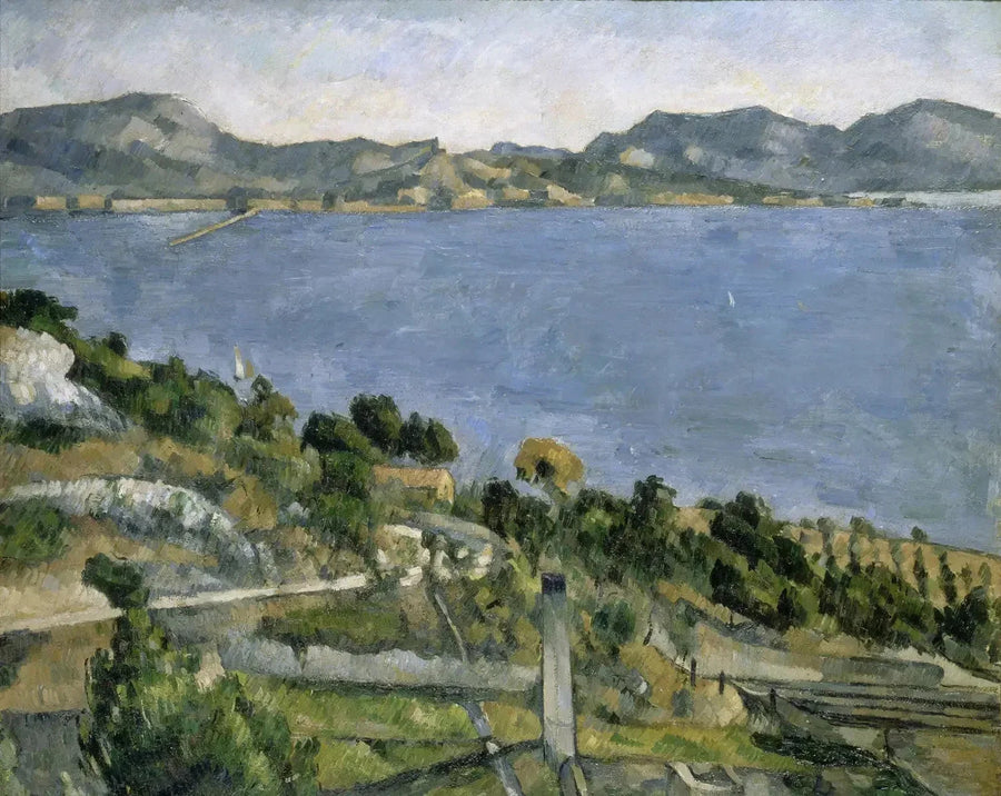 อ่าวมาร์เซย์ที่มองจากเอสตาค - Paul Cézanne