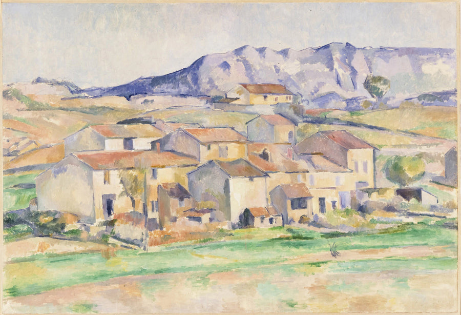 หมู่บ้านที่ Payennet ใกล้ Gardanne - Paul Cézanne