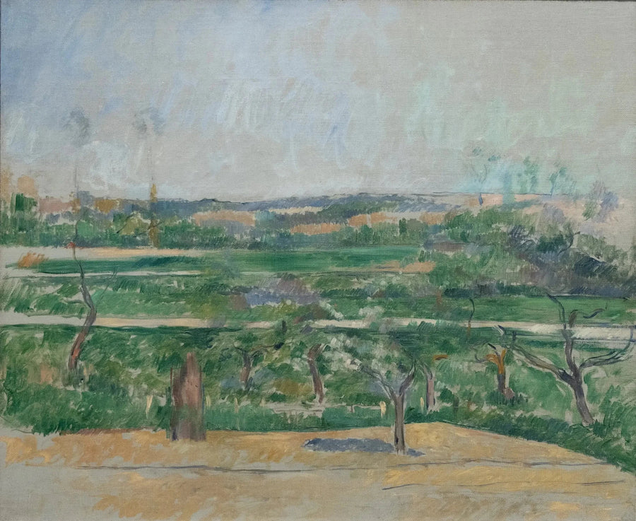 ทิวทัศน์ที่ Aix-en-Provence - Paul Cézanne