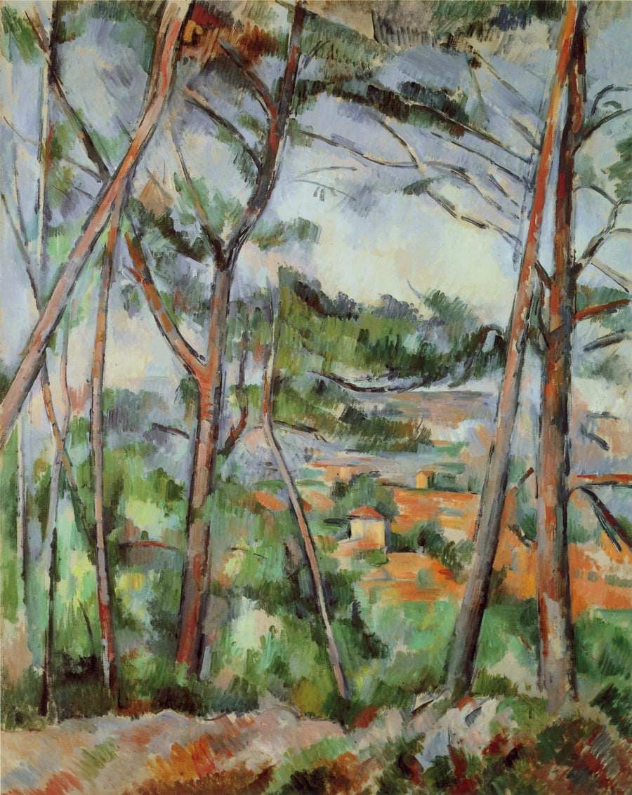 ภูมิทัศน์รอบ ๆ Aix (ที่ราบของ Arc) - Paul Cézanne