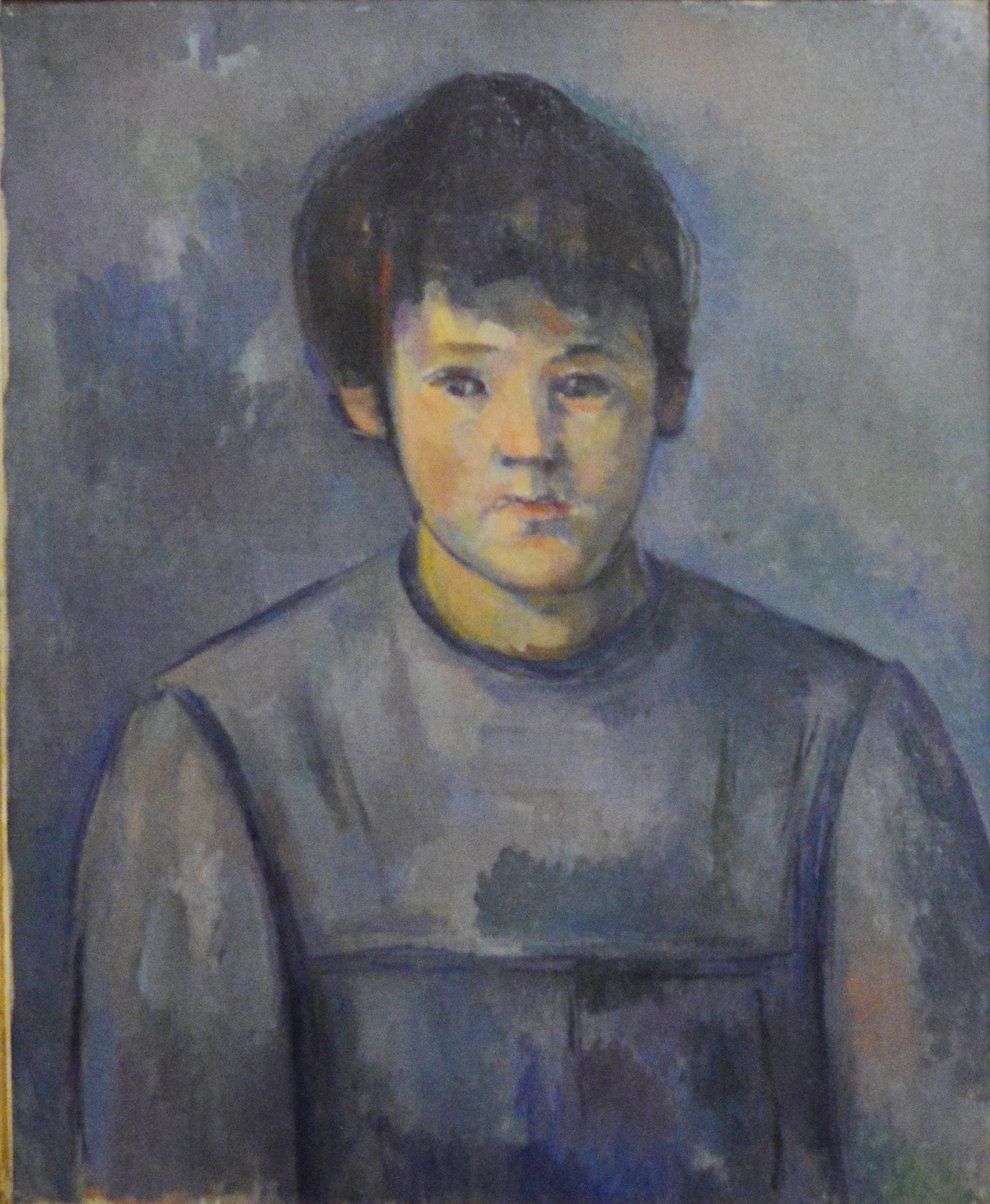 Portrait de fillette, vers 1896, Paul Cézanne, musée Zambaccian – reproduction peinture à l’huile sur toile