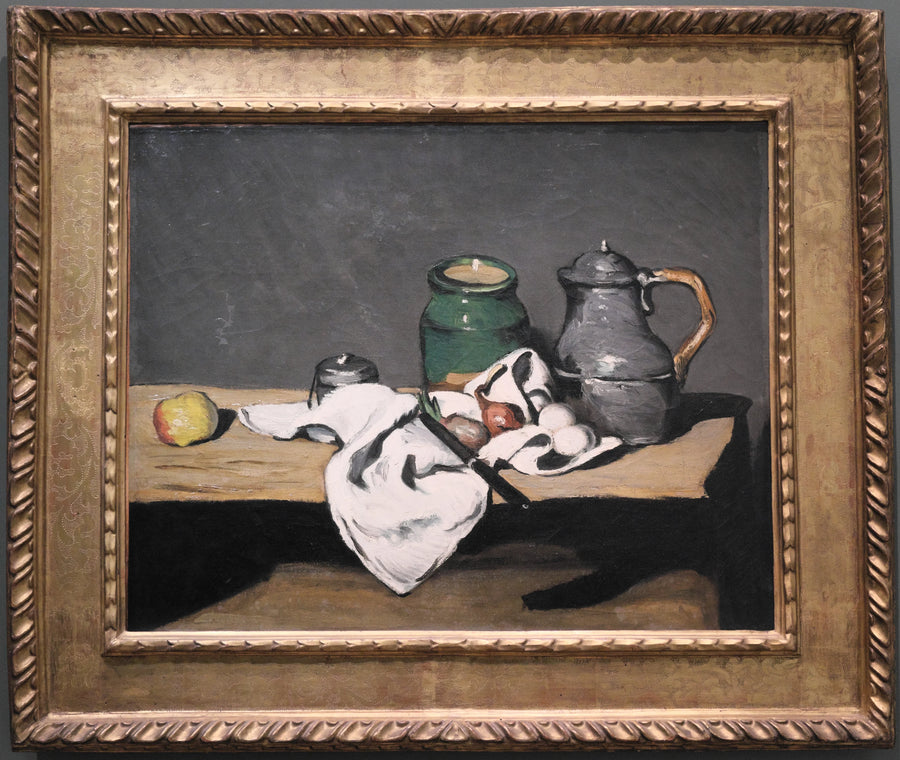 หม้อสีเขียวและกาตะกั่ว - Paul Cézanne