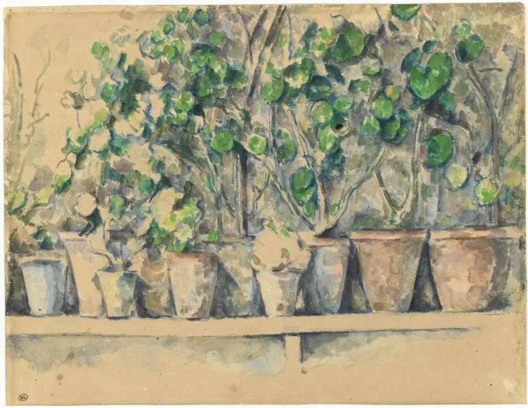 กระถางดอกไม้ - Paul Cézanne