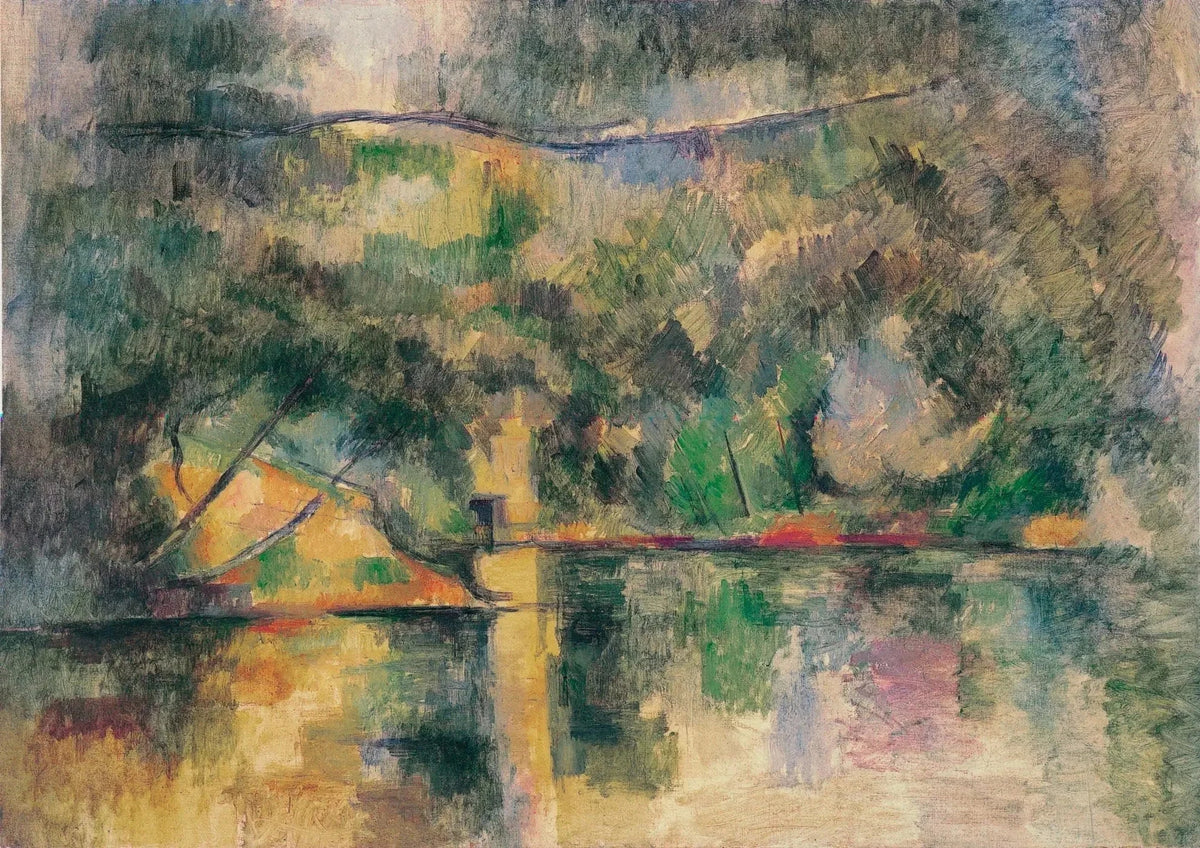 เงาสะท้อนในน้ำ - Paul Cézanne
