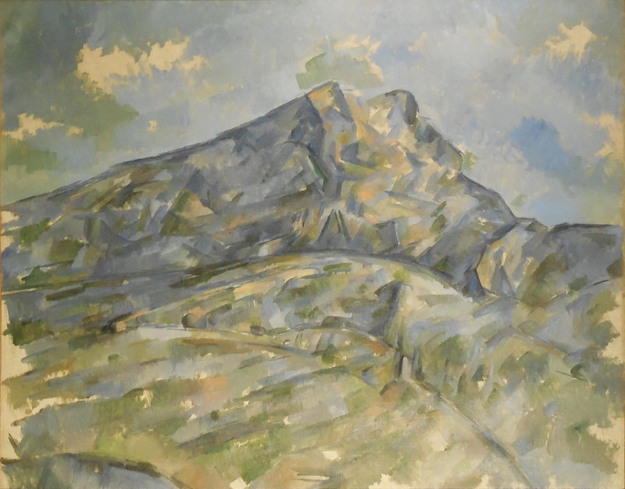 ภูเขา Sainte-Victoire มองจากป่ารอบ Château Noir - Paul Cézanne