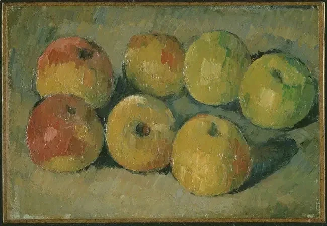 Nature morte aux sept pommes, vers 1878, Paul Cézanne, Fitzwilliam Museum – reproduction peinture à l’huile sur toile